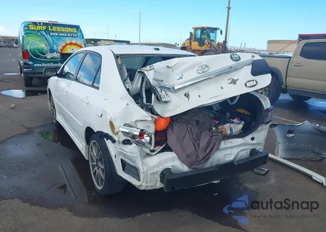 2011 Toyota Corolla S z USA, uszkodzony, nr VIN 2T1BU4EE6BC707895